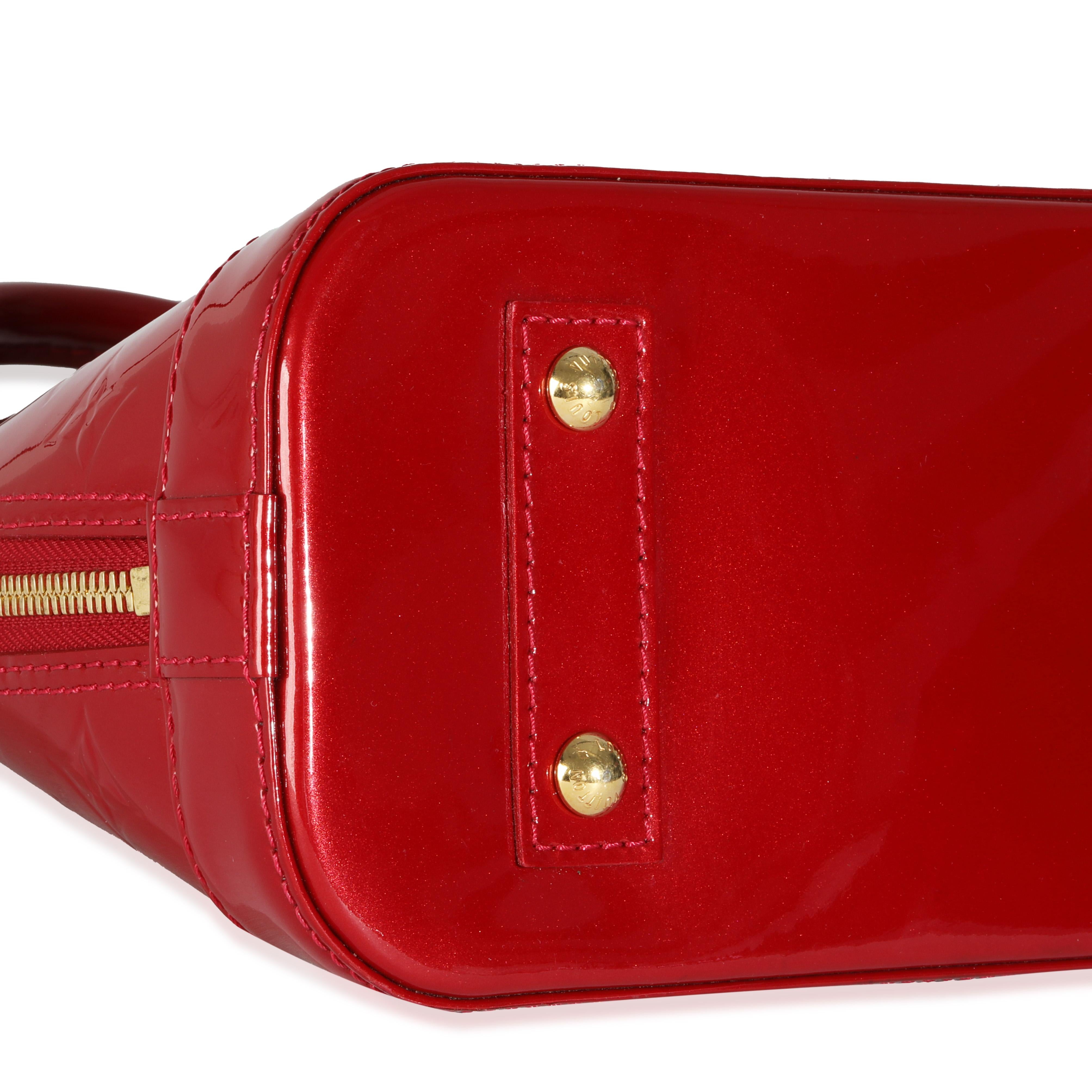 Louis Vuitton Cherry Monogram Vernis Alma BB 1