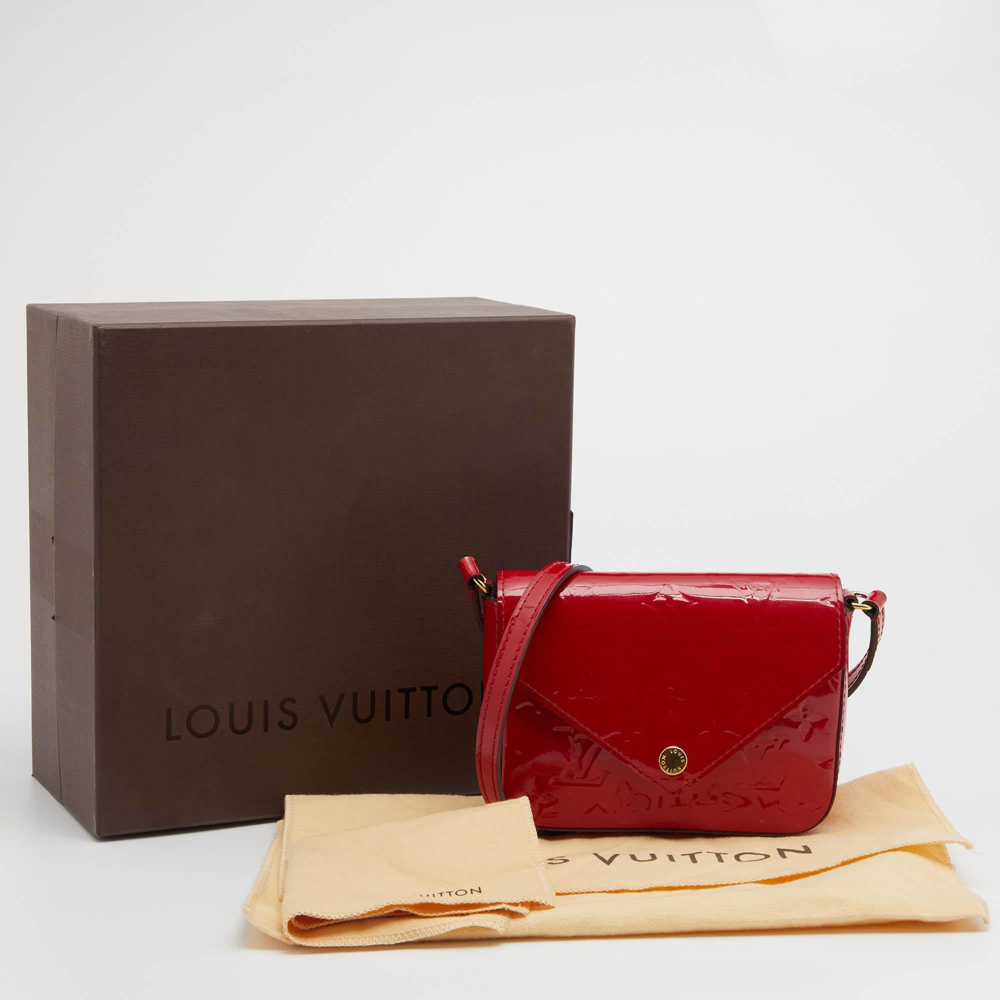 Louis Vuitton Cherry Monogram Vernis Mini Sac Lucie Bag 5