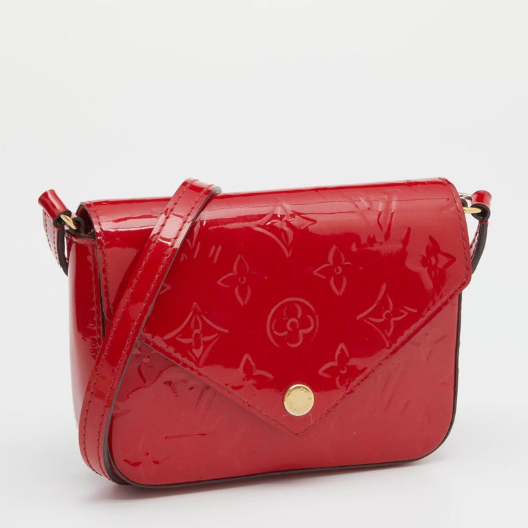 Louis Vuitton Cherry Monogram Vernis Mini Sac Lucie Bag For Sale at 1stDibs