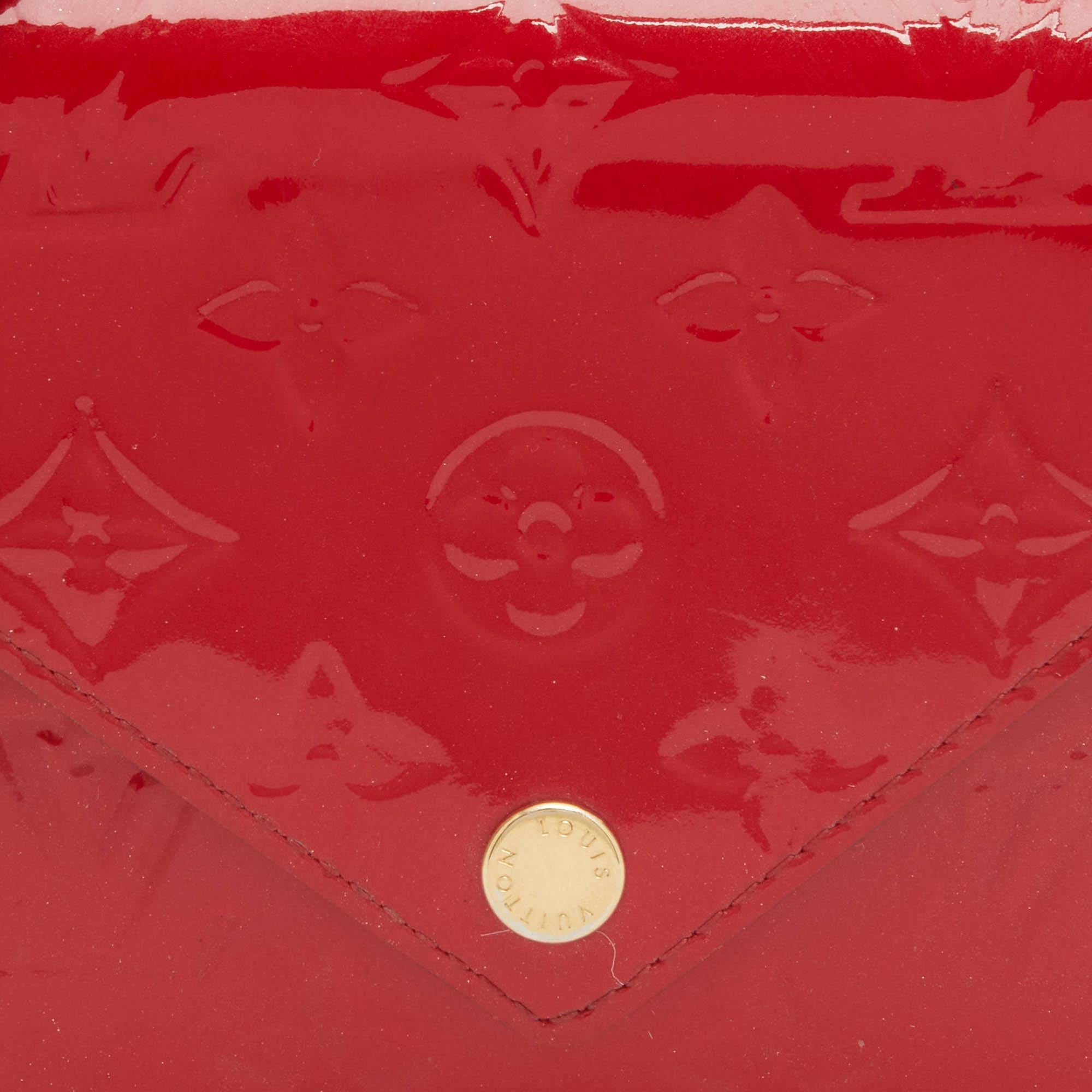 Louis Vuitton Cherry Monogram Vernis Mini Sac Lucie Bag 2
