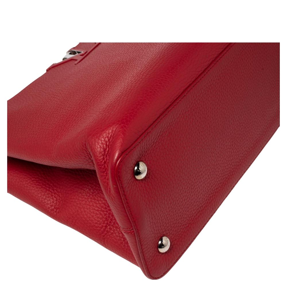 Louis Vuitton Cherry Taurillon Leather Capucines MM Bag 3