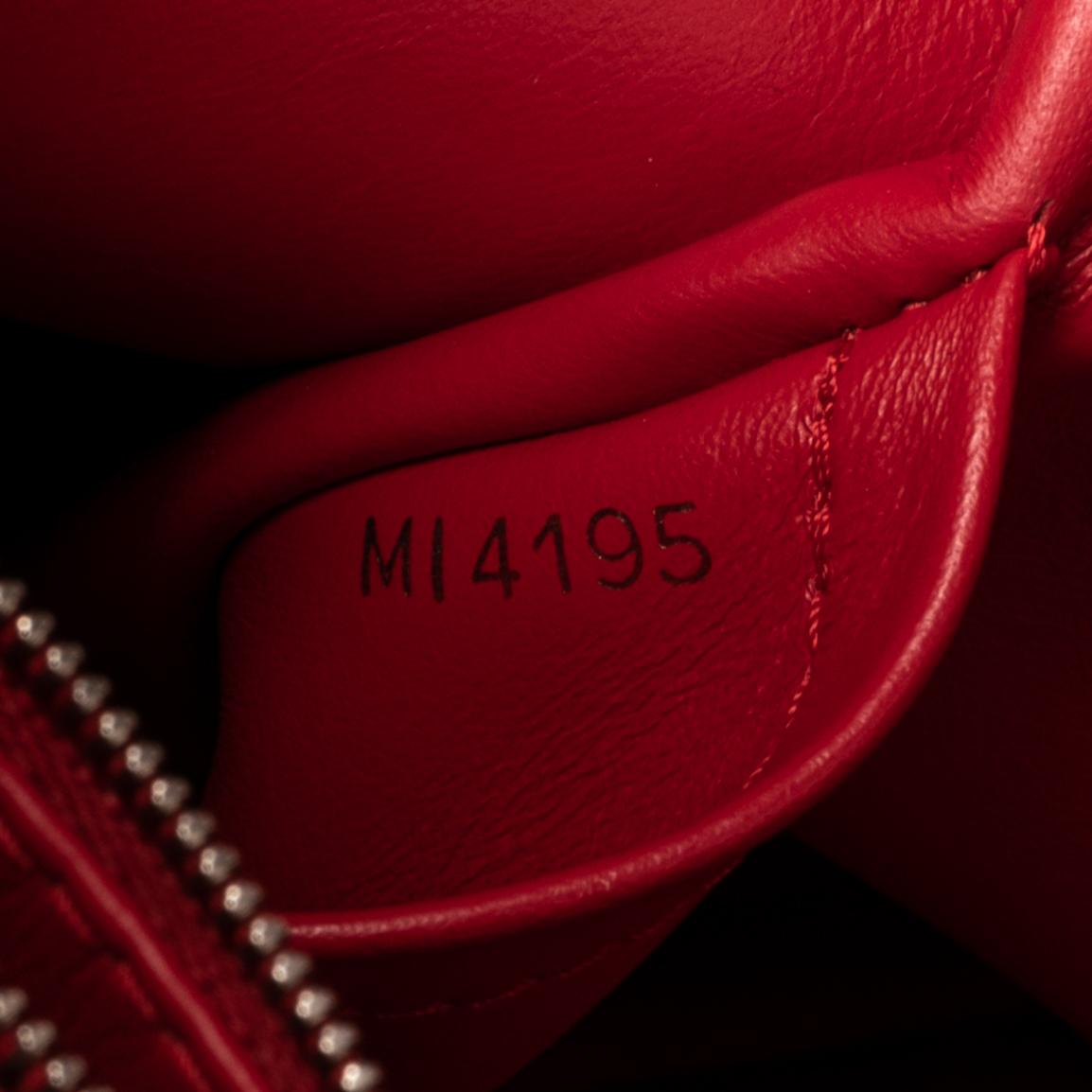 Louis Vuitton Cherry Taurillon Leather Capucines MM Bag 4