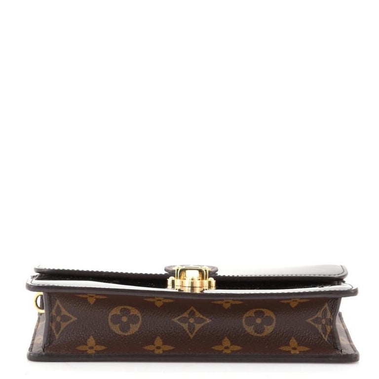 Louis Vuitton 2018 Monogram Vernis Cherrywood Chain Wallet - Black  Crossbody Bags, Handbags - LOU501501
