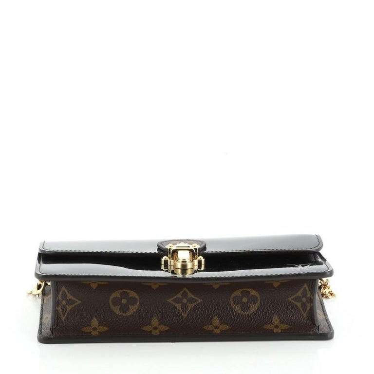 Louis Vuitton Monogram Vernis Cherrywood Chain Wallet