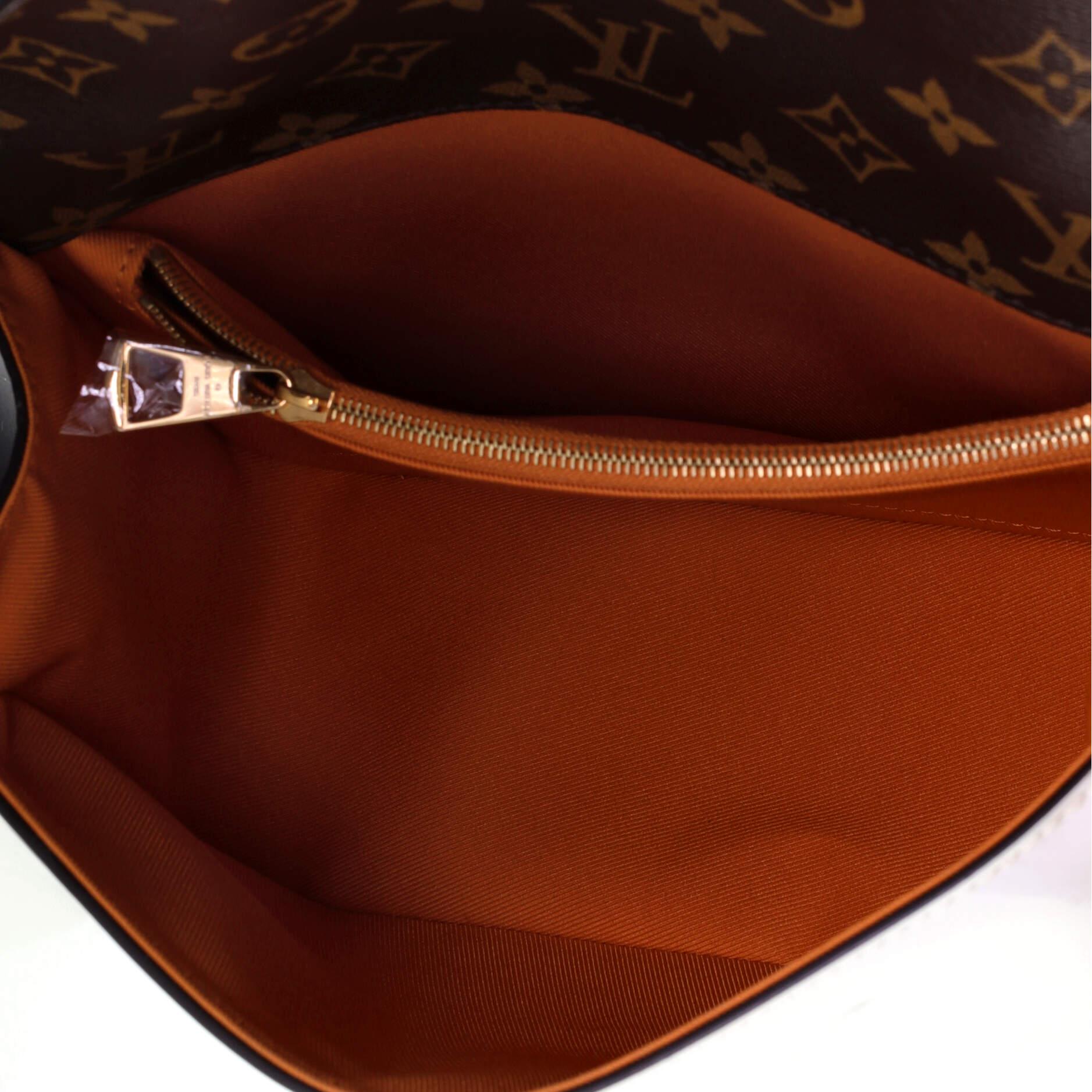 Louis Vuitton Cherrywood Handbag Vernis with Monogram Canvas PM 1