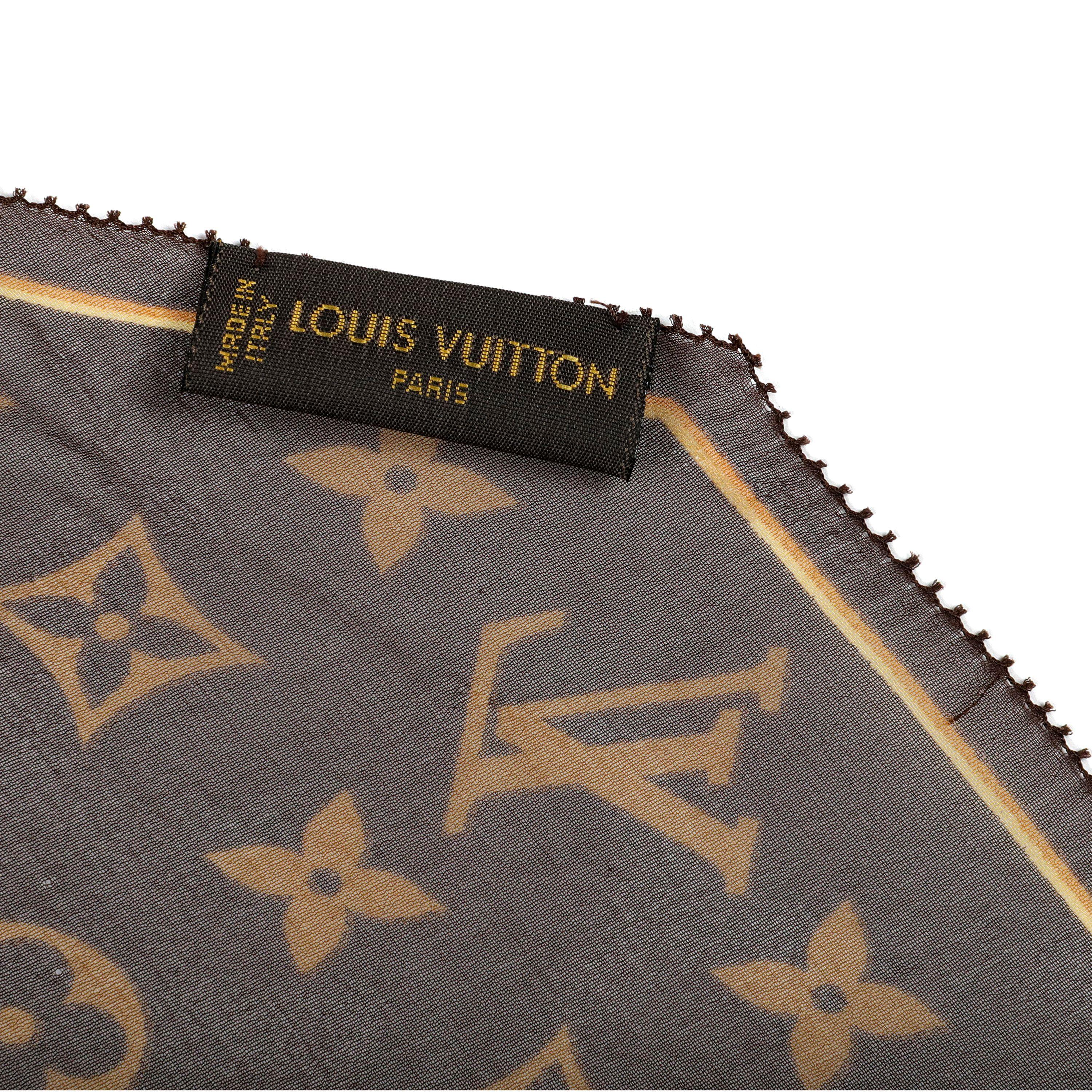 Louis Vuitton écharpe skinny en mousseline de guépard Excellent état - En vente à Palm Beach, FL