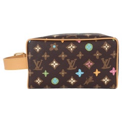 Borsa LOUIS VUITTON Chocolate Monogram Craggy LOCKER DOPP KIT