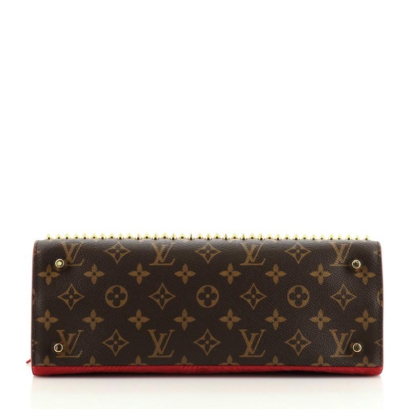 Women's or Men's Louis Vuitton Christian Louboutin Shopping Bag Calf Hair and Monogram Can