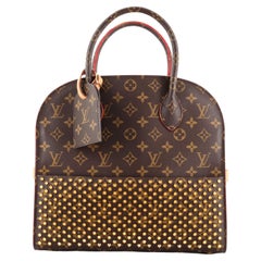 Louis Vuitton Christian Louboutin Shopping Bag Calf Hair and Monogram Can