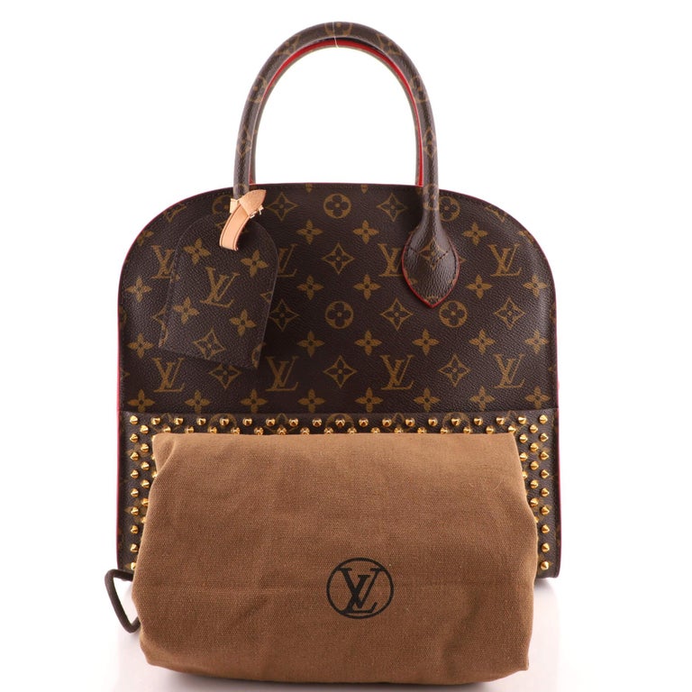 Louis Vuitton Christian Louboutin Shopping Bag Calf Hair and