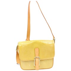 Louis Vuitton Christie Gm Cross Body 870192 Yellow-beige Canvas Shoulder Bag