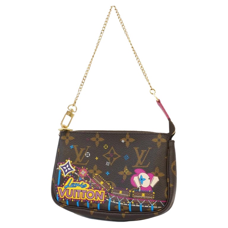 Louis Vuitton Christmas Limited Edition Mini Pochette Accessories (2020)  For Sale at 1stDibs