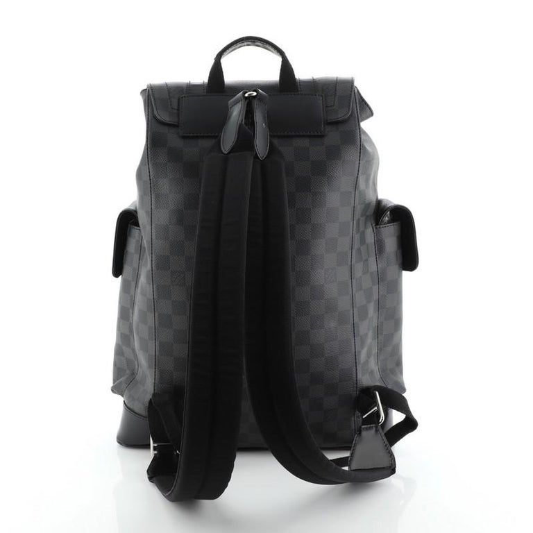Louis Vuitton Christopher Backpack Damier Graphite PM at 1stdibs
