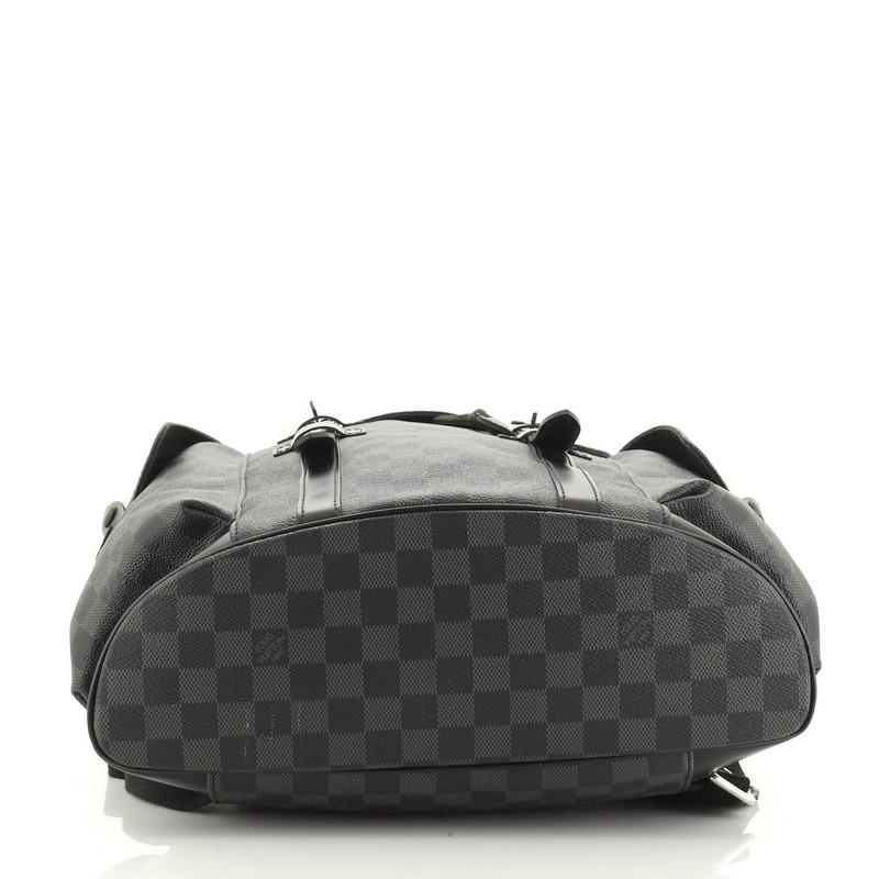 Louis Vuitton Christopher Backpack Damier Graphite PM In Good Condition In NY, NY