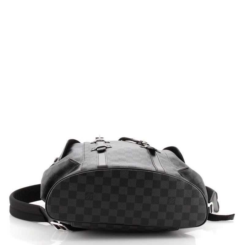 Louis Vuitton Christopher Backpack Damier Graphite PM In Good Condition In NY, NY