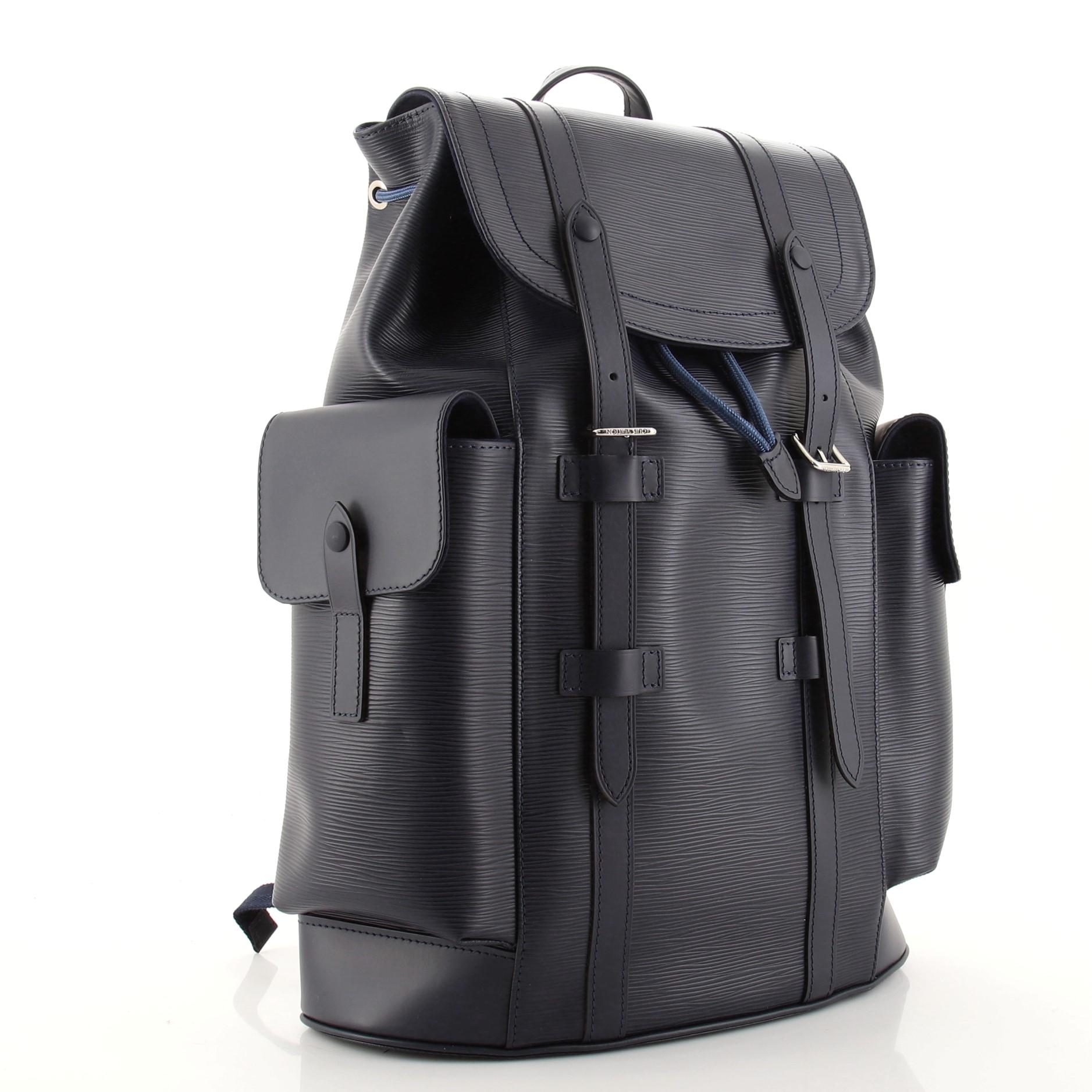 Louis Vuitton Christopher Backpack Epi Leather PM at 1stDibs lv christopher backpack black