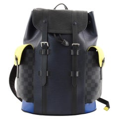 Louis Vuitton Christopher Backpack Epi Leather with Damier Graphite PM