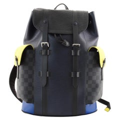 Louis Vuitton  Christopher Rucksack Epi Leder mit Damier Graphit PM