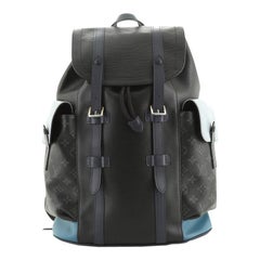 Louis Vuitton Christopher Backpack Epi Leather with Monogram Eclipse Canv