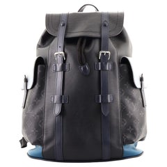 Louis Vuitton Christopher Backpack Epi Leather with Monogram Eclipse Canvas PM