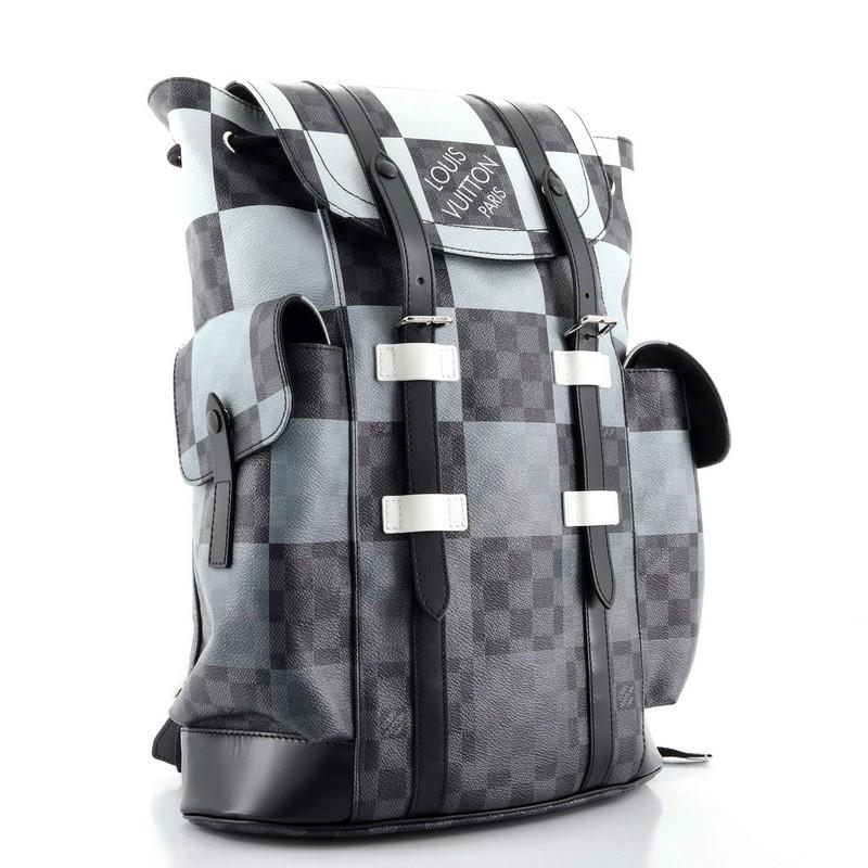 Louis Vuitton Christopher Rucksack Limited Edition Damier Graphit Giant PM (Schwarz)