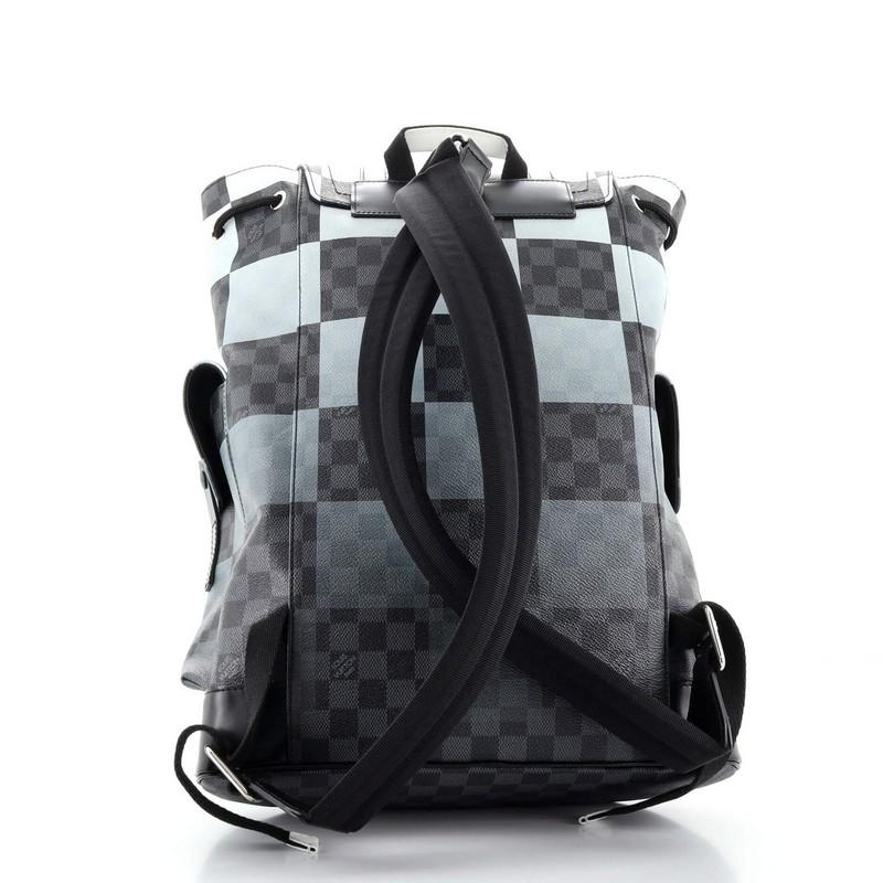 Louis Vuitton Christopher Rucksack Limited Edition Damier Graphit Giant PM im Zustand „Gut“ in NY, NY