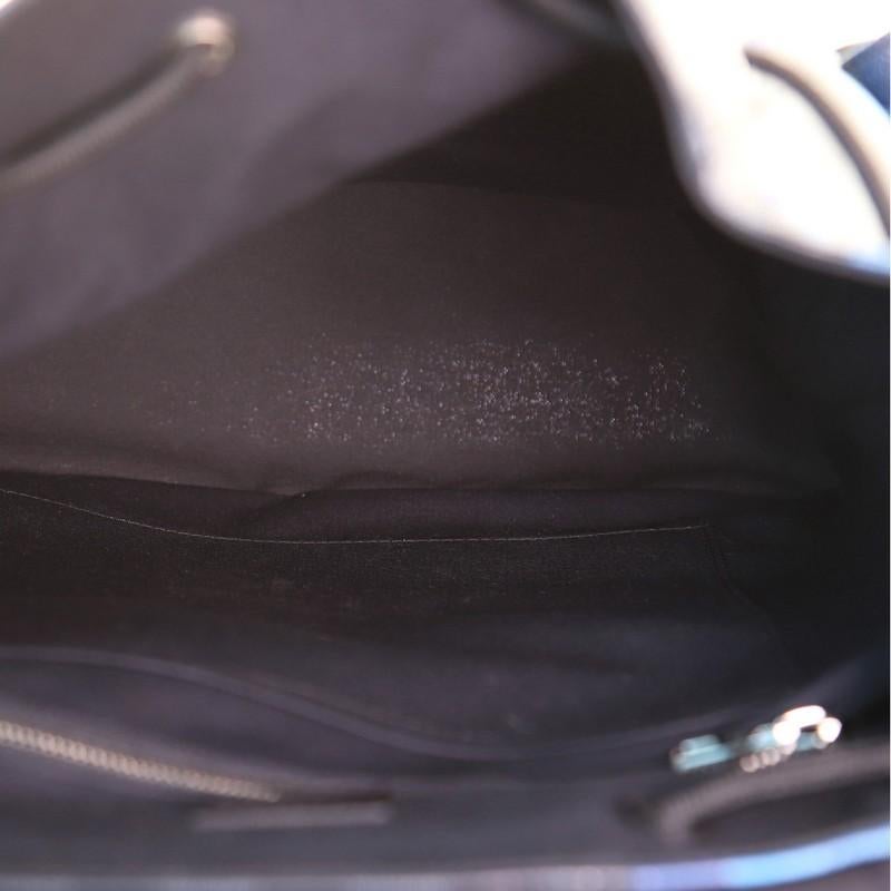 Black Louis Vuitton Christopher Backpack Limited Edition Damier Graphite Pixel PM