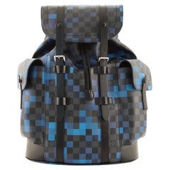 Louis Vuitton Christopher Backpack Limited Edition Damier Graphite Pixel PM