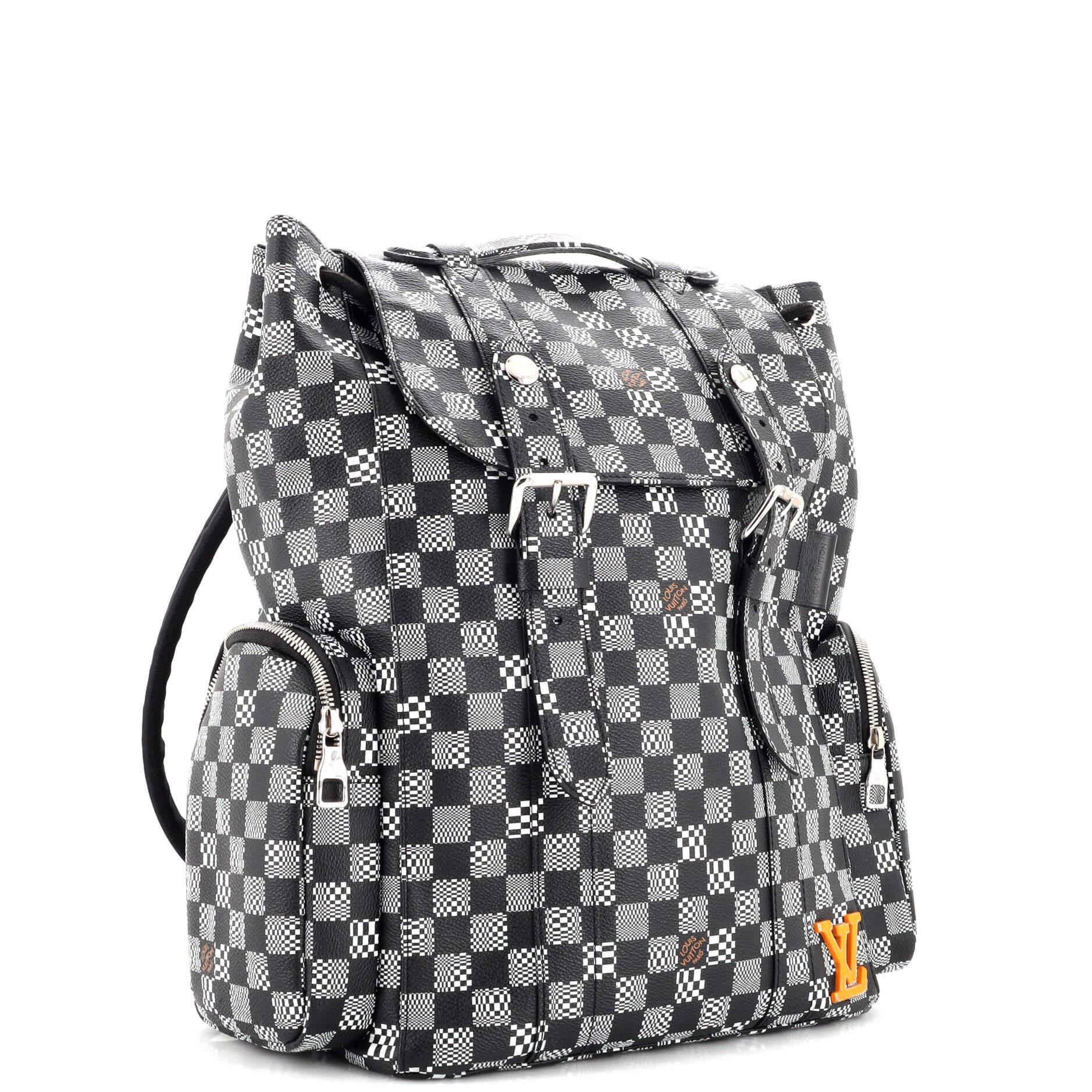 Louis Vuitton Virgil Abloh Monogram Chess Christopher Backpack 21lz720s