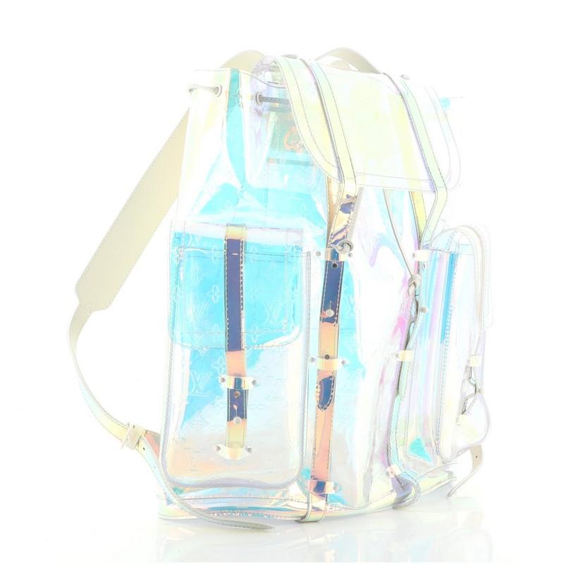 Louis Vuitton Christopher Backpack Limited Edition Monogram Prism PVC GM at  1stDibs  lv prism backpack, louis vuitton prism backpack, louis vuitton christopher  backpack monogram gm prism