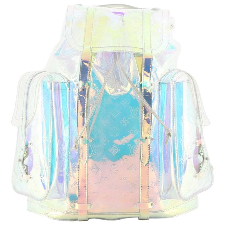 Louis Vuitton Christopher Backpack Limited Edition Monogram Prism PVC ...