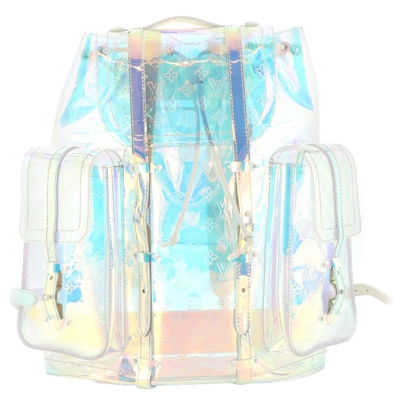 Louis Vuitton Christopher Backpack Limited Edition Monogram Prism PVC GM