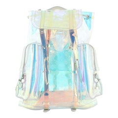 Louis Vuitton Christopher Backpack Limited Edition Monogram Prism PVC GM
