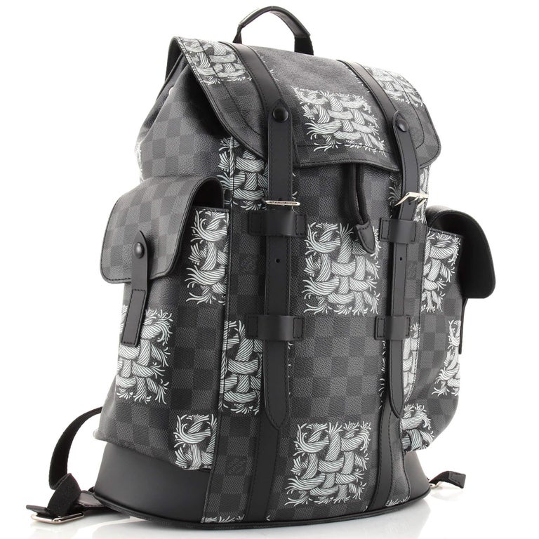 Louis Vuitton Christopher Backpack Limited Edition Nemeth Damier Graphite  PM at 1stDibs