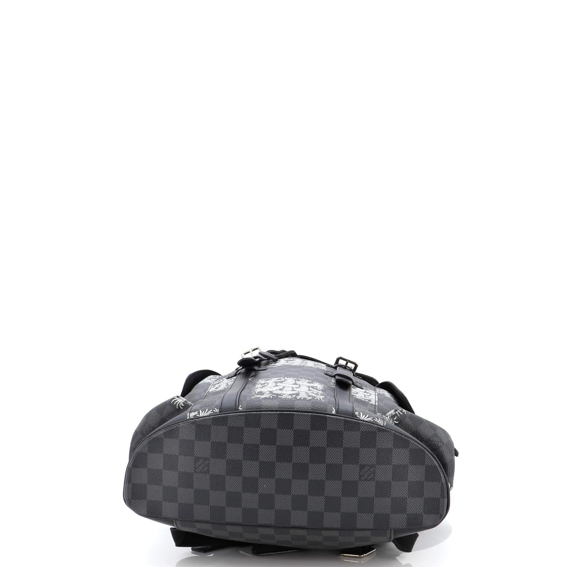 Women's or Men's Louis Vuitton Christopher Backpack Limited Edition Nemeth Damier Graphite PM