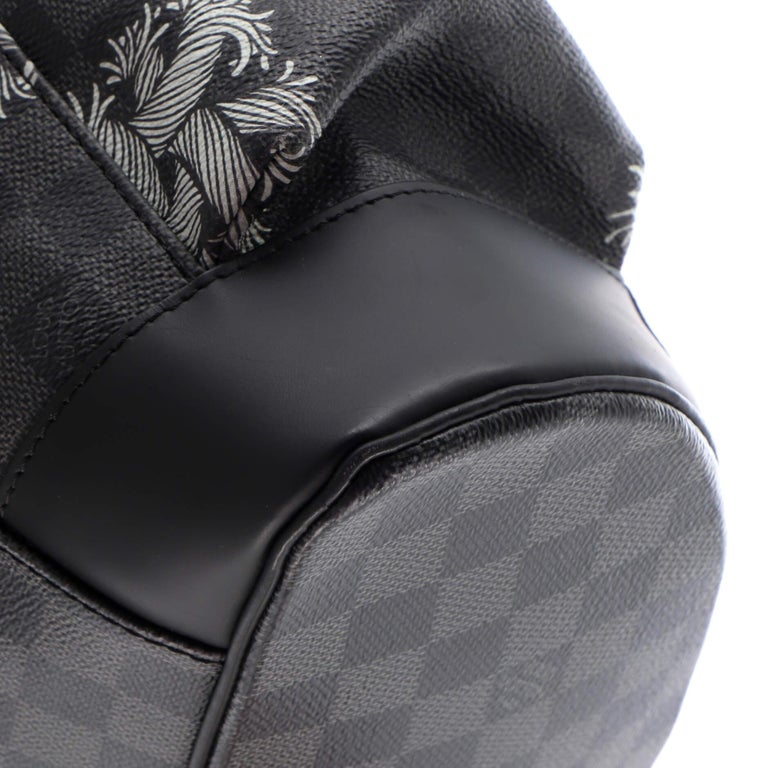 Louis Vuitton Christopher Backpack Epi Leather with Monogram Eclipse Canvas  PM at 1stDibs