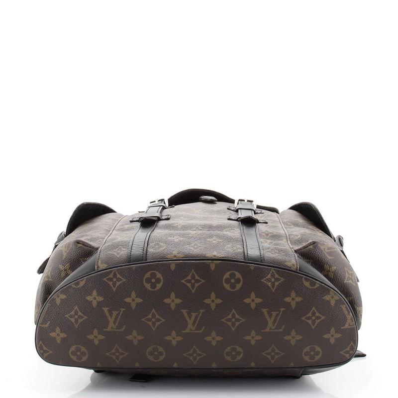 Louis Vuitton Christopher Backpack Macassar Monogram Canvas PM In Good Condition In NY, NY