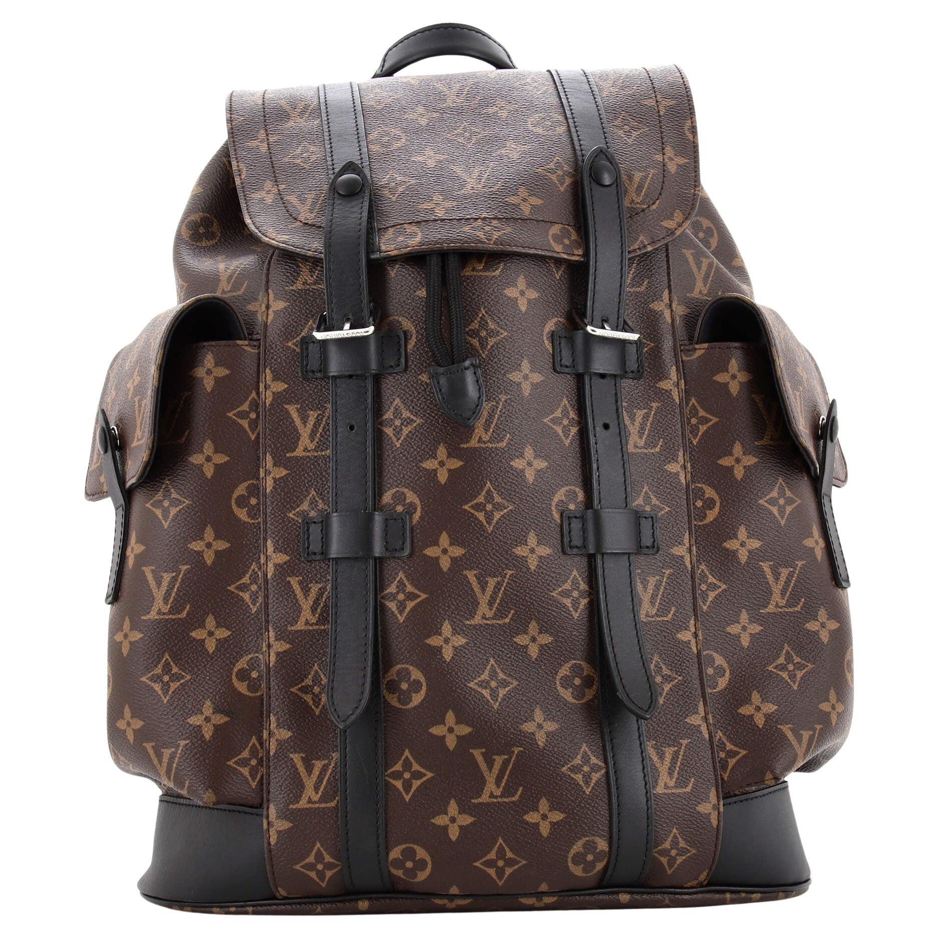 Louis Vuitton Christopher Backpack Macassar Monogram Canvas PM
