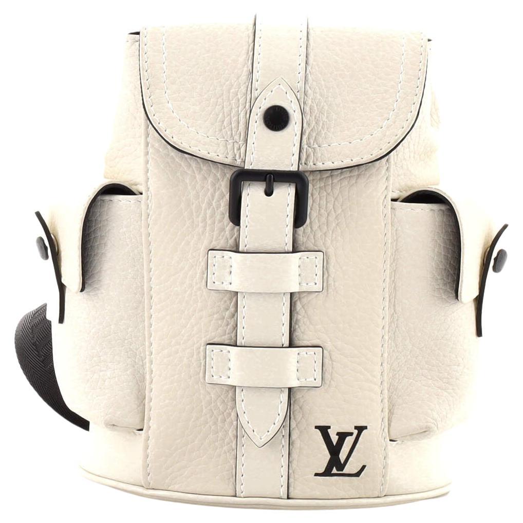 Louis Vuitton Christopher Backpack Taurillon Leather XS Neutral