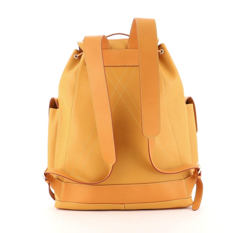 Louis Vuitton, Bags, Louis Vuitton Tan Vachetta Leather Christopher  Straps Pocket Gm Backpack