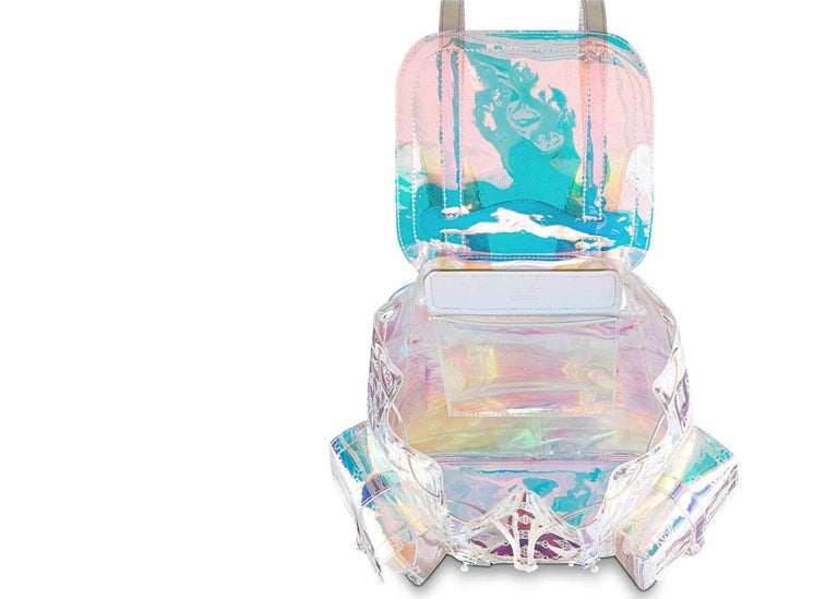 A LIMITED EDITION IRIDESCENT PRISM MONOGRAM CHRISTOPHER GM BACKPACK BY  VIRGIL ABLOH, LOUIS VUITTON, 2019