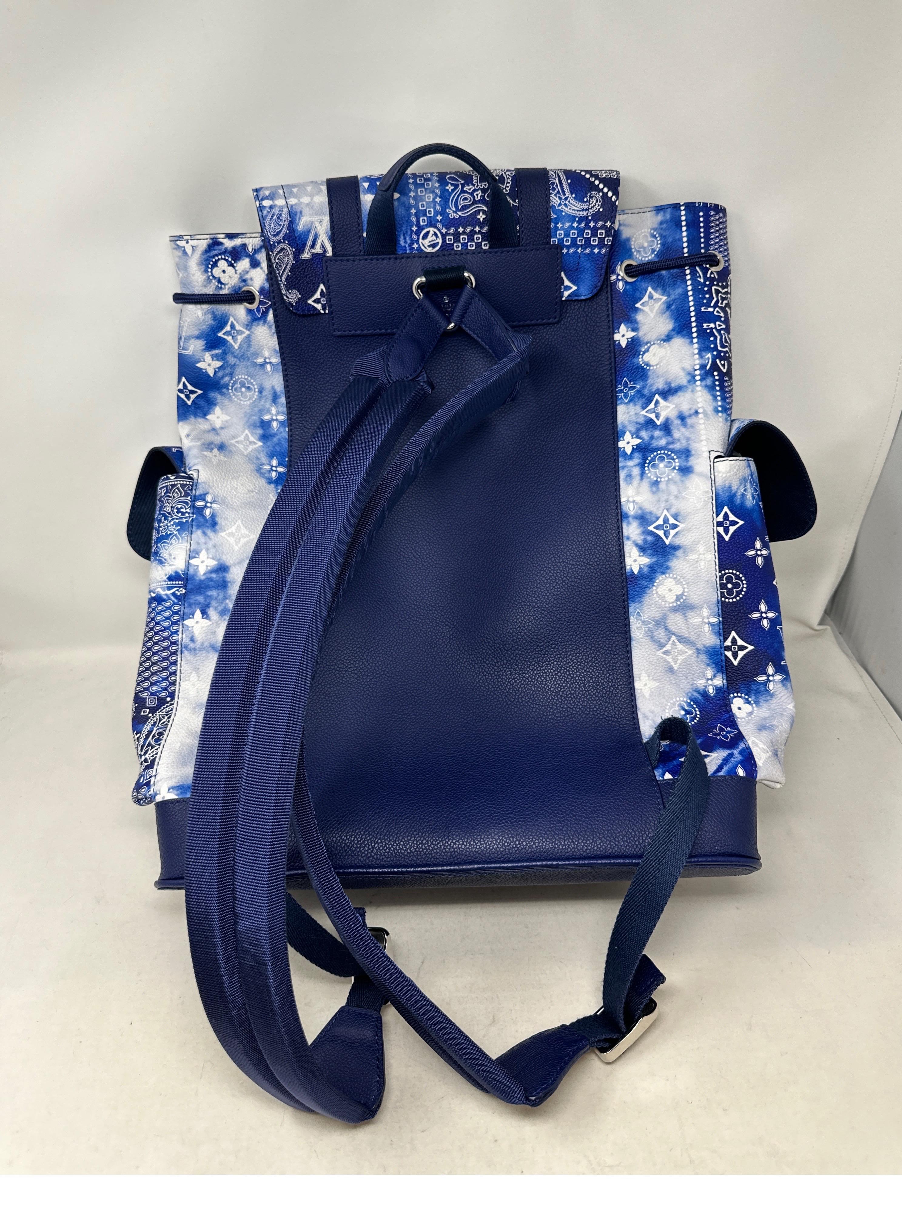 Louis Vuitton Christopher Limited Edition Bandana Backpack In New Condition In Athens, GA