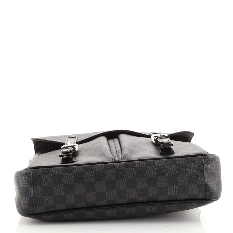 Women's or Men's Louis Vuitton Christopher Messenger Bag Damier Graphite