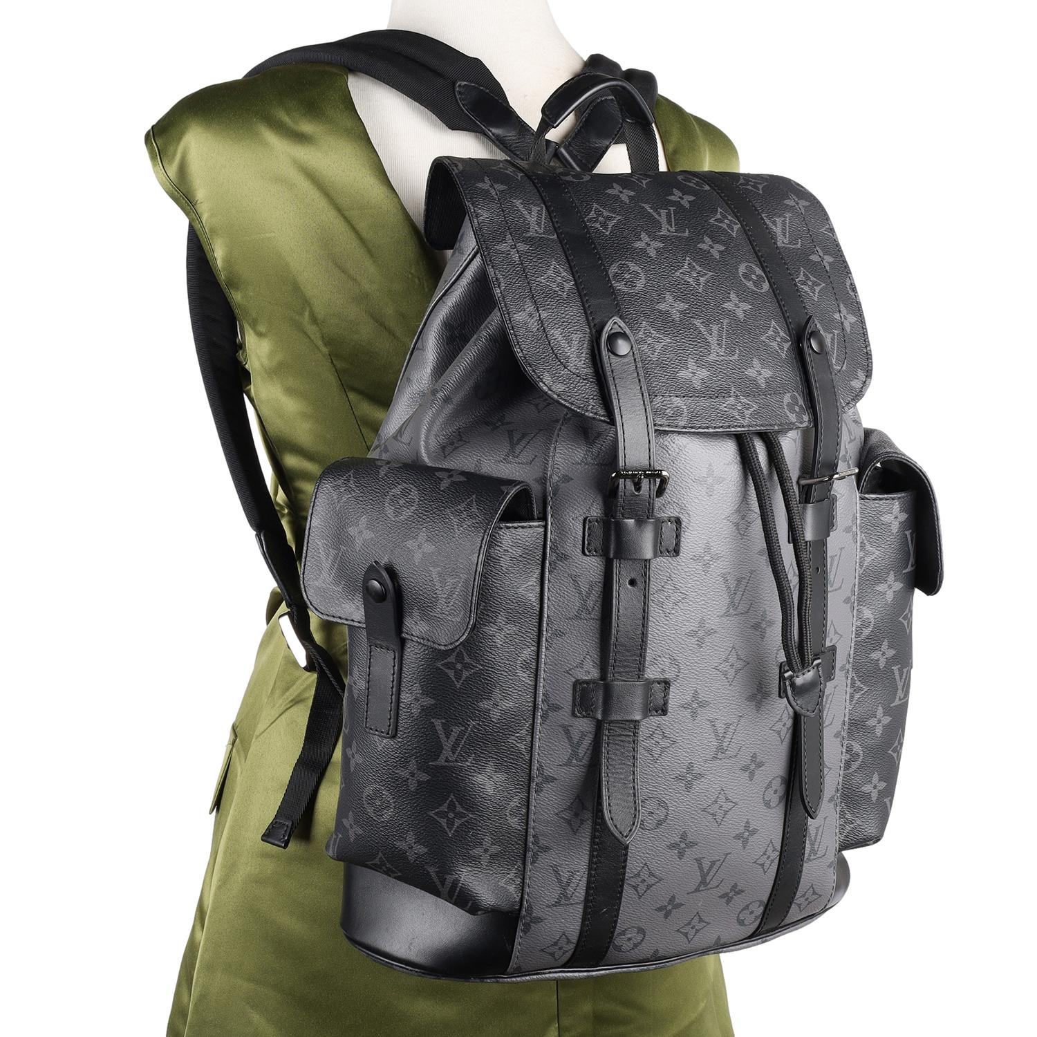 LOUIS VUITTON Christopher Monogram Eclipse Backpack For Sale 5
