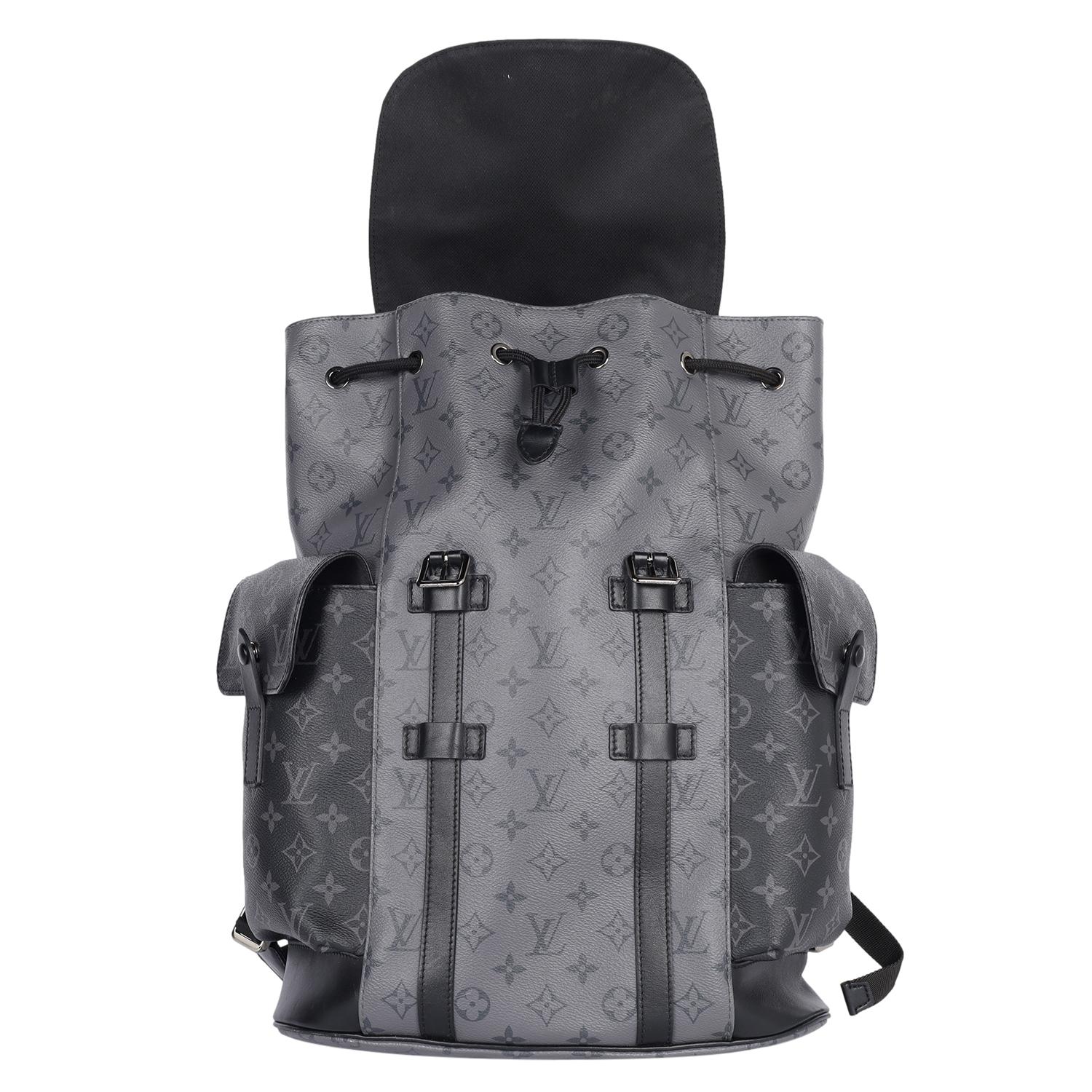 LOUIS VUITTON Christopher Monogram Eclipse Backpack For Sale 6