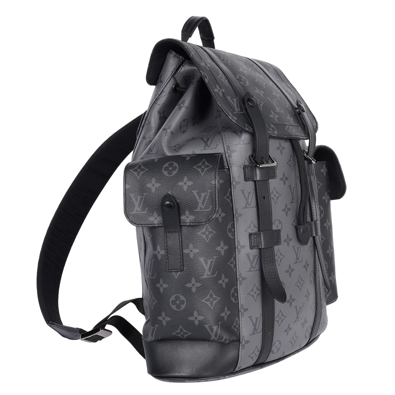 LOUIS VUITTON Christopher Monogram Eclipse Backpack For Sale 1