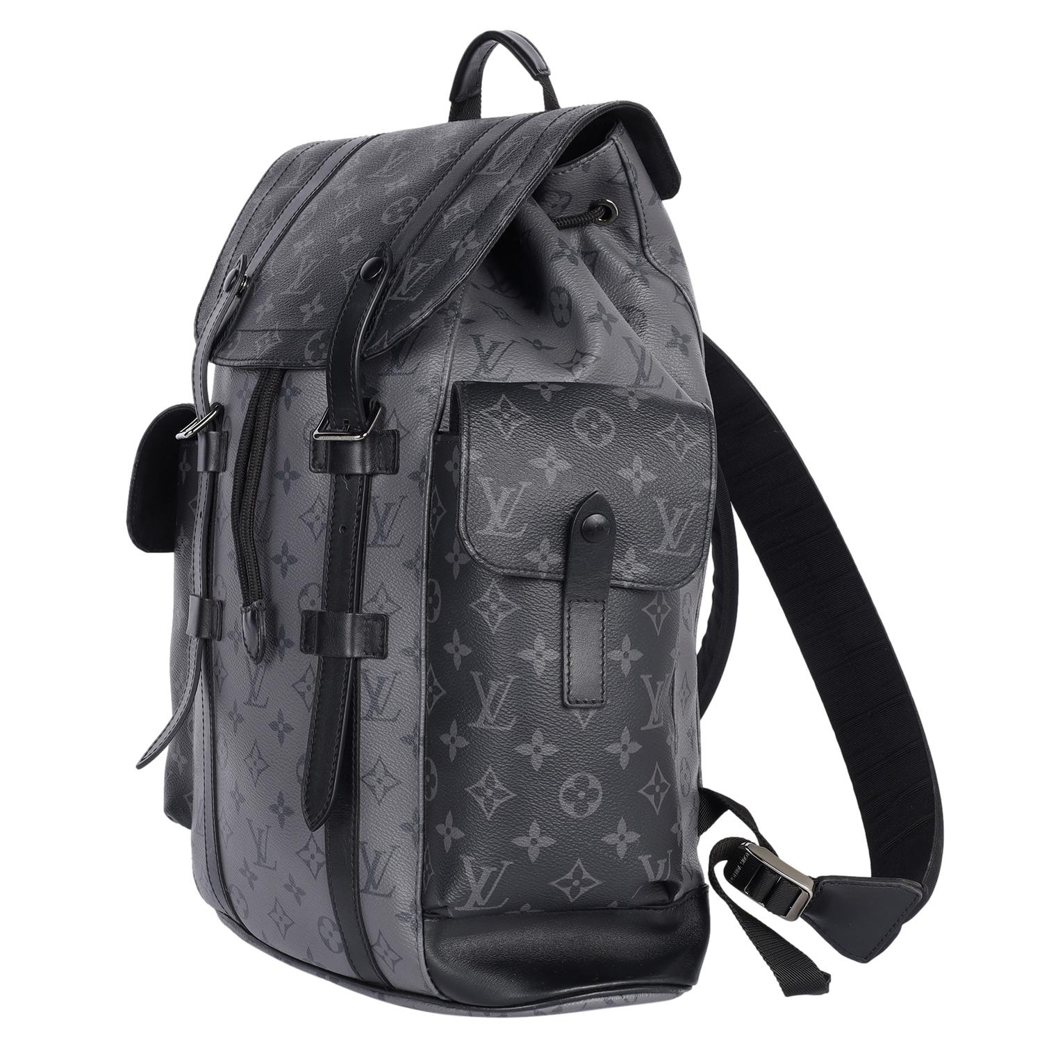 LOUIS VUITTON Christopher Monogram Eclipse Backpack For Sale 2
