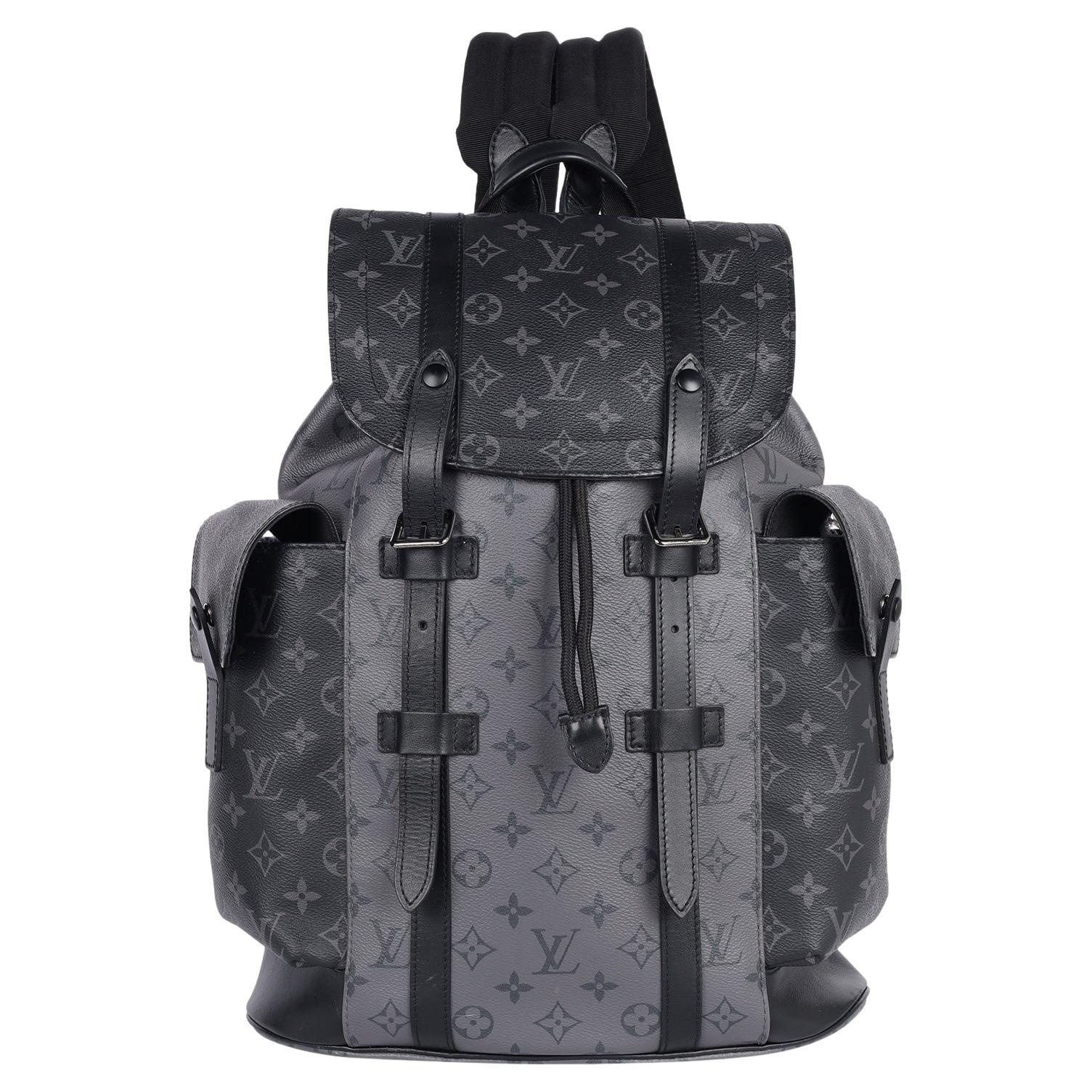LOUIS VUITTON Christopher Monogram Eclipse Backpack For Sale