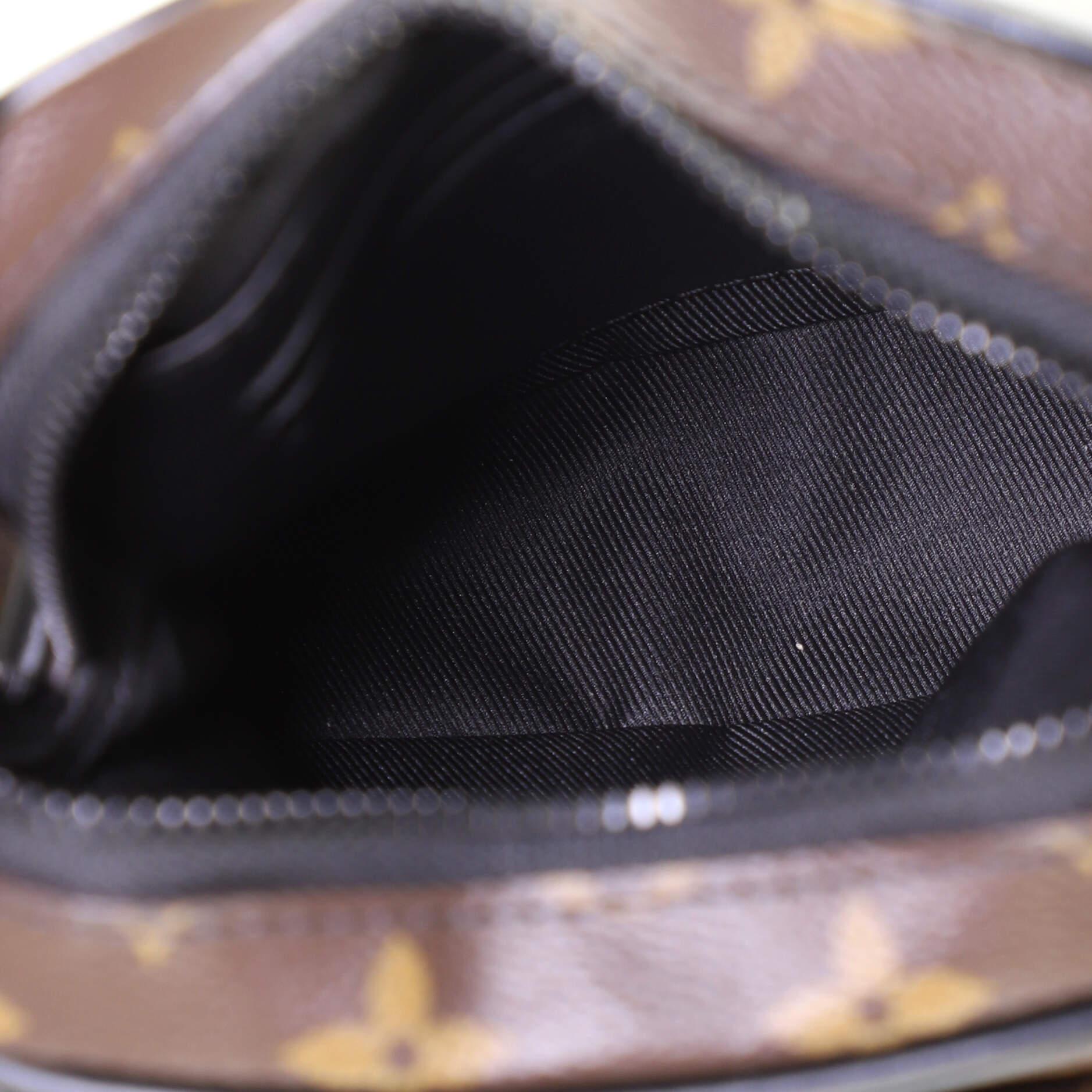 Black Louis Vuitton Christopher Wearable Wallet Macassar Monogram Canvas