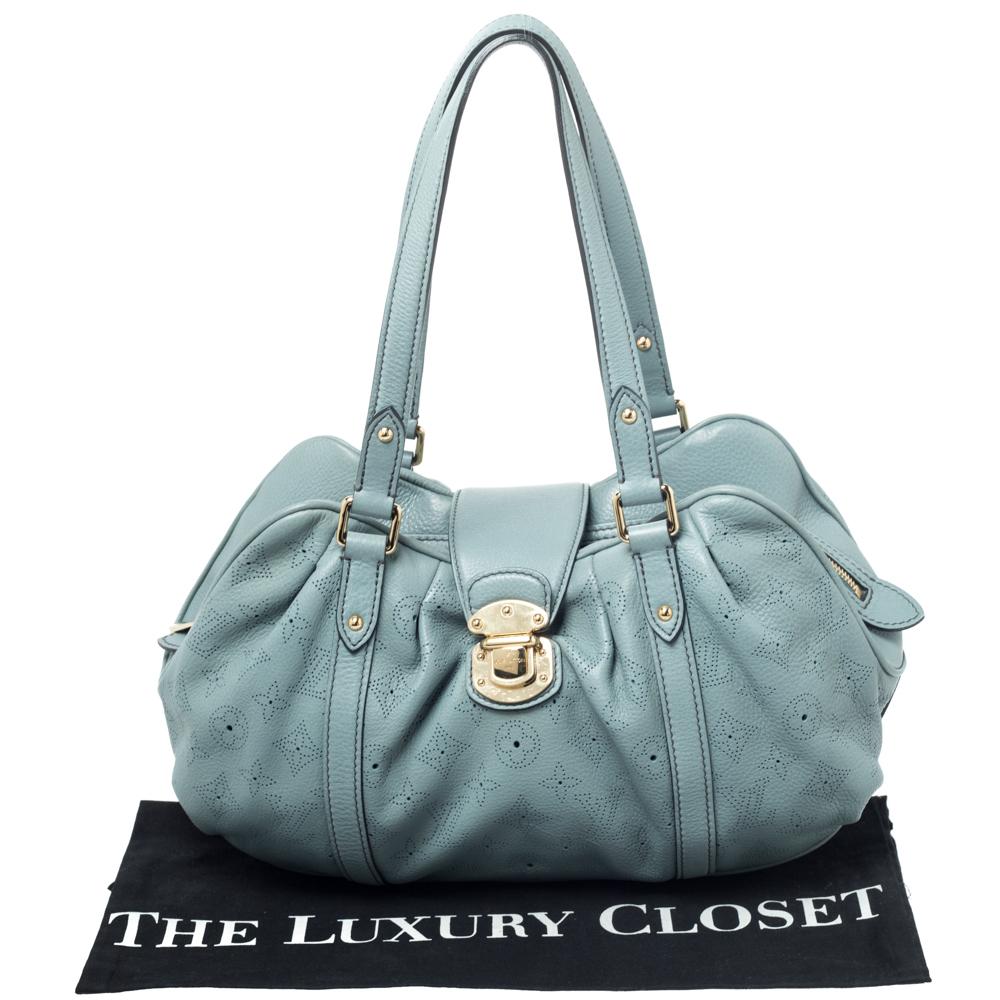 Louis Vuitton Ciel Mahina Leather Lunar PM Bag 4